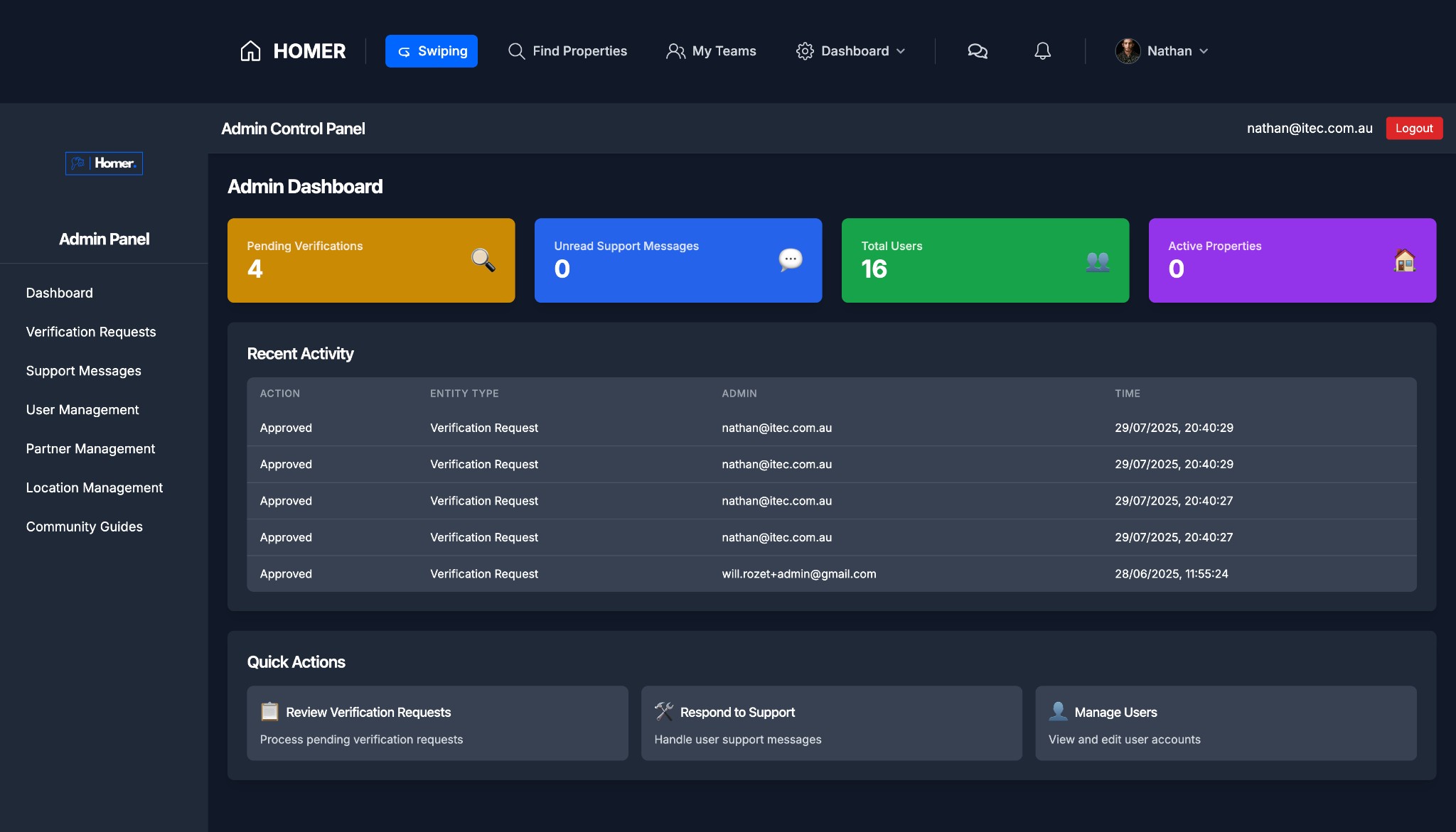 Real Estate Web Application screenshot 2